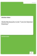 AEhnlichkeitssuche in der Lost Art Internet Database af Christian Urban