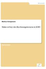 Make-or-buy des Rechnungswesens in KMU af Markus Kempmann