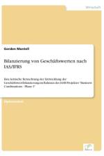 Bilanzierung von Geschaftswerten nach IAS/IFRS af Gorden Mantell