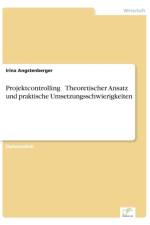Projektcontrolling - Theoretischer Ansatz und praktische Umsetzungsschwierigkeiten af Irina Angstenberger