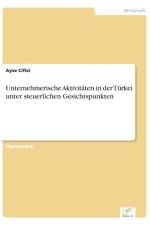 Unternehmerische Aktivitaten in der Turkei unter steuerlichen Gesichtspunkten af Ayse Ciftci