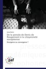 de la Pensee de Denis de Rougemont A La Citoyennete Europeenne af Haener-J