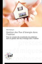 Gestion Des Flux D Energie Dans L Habitat af Hoang Le-M