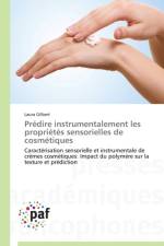 Predire Instrumentalement Les Proprietes Sensorielles de Cosmetiques af GILBERT-L