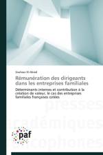 Remuneration Des Dirigeants Dans Les Entreprises Familiales af El-Abiad-Z
