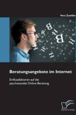 Beratungsangebote im Internet af Vera Zuehlke