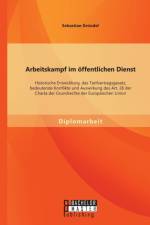 Arbeitskampf im oeffentlichen Dienst af Sebastian Grundel