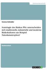 Soziologie des Risikos. Wie unterscheiden sich traditionelle, industrielle und moderne Risikokulturen am Beispiel Naturkatastrophen? af Verena Schindler