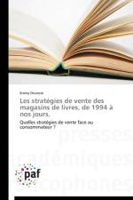 Les Strategies de Vente Des Magasins de Livres, de 1994 A Nos Jours. af Druesne-E