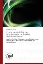 Etude de Stabilite Des Ecoulements de Fluides Rheofluidifiants af Chekila-A