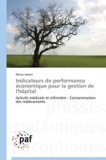 Indicateurs de Performance Economique Pour La Gestion de l'Hopital af Laport-N
