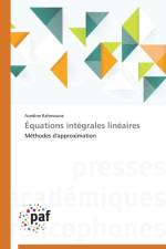 Equations Integrales Lineaires af Rahmoune-A