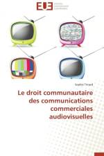 Droit Communautaire Des Communications Commerciales Audiovisuelles af Tricard-S