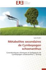 M tabolites Secondaires de Cymbopogon Schoenanthus af Khadhri-A