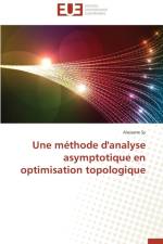 Une M thode d'Analyse Asymptotique En Optimisation Topologique af Sy-A