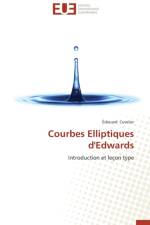 Courbes Elliptiques d'Edwards af Cuvelier-E