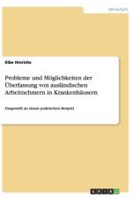 Probleme und Moeglichkeiten der UEberlassung von auslandischen Arbeitnehmern in Krankenhausern af Eibe Hinrichs