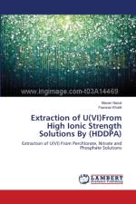 Extraction of U(VI)From High Ionic Strength Solutions By (HDDPA) af Fawwaz Khalili