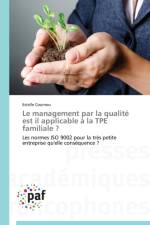 Le Management Par La Qualite Est Il Applicable A La Tpe Familiale ? af Cournou-E