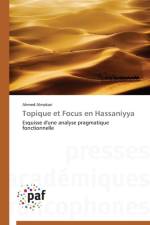 Topique Et Focus En Hassaniyya af Almakari-A