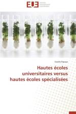 Hautes coles Universitaires Versus Hautes coles Sp cialis es af Papaux-E