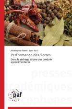 Performance Des Serres af Collectif