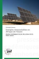 Energies Renouvelables En Afrique de l'Ouest af Gbossou-C