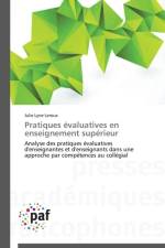 Pratiques Evaluatives En Enseignement Superieur af Leroux-J