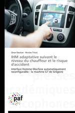 Ihm Adaptative Suivant Le Niveau Du Chauffeur Et Le Risque d'Accident af Collectif
