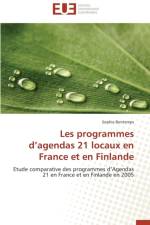 Les Programmes d'Agendas 21 Locaux En France Et En Finlande af Bontemps-S