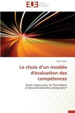 Le Choix D Un Mod le d' valuation Des Comp tences af Tairraz-P