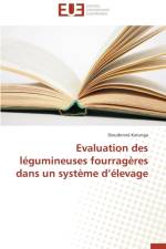 Evaluation Des L gumineuses Fourrag res Dans Un Syst me D levage af Katunga-D