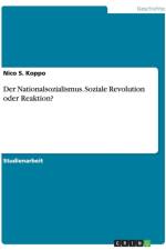 Der Nationalsozialismus. Soziale Revolution oder Reaktion? af Nico S Koppo