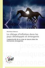 Le Ciblage d'Inflation Dans Les Pays Developpes Et Emergents af Daboussi-O
