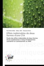 Effets Indesirables de Deux Formes d'Une CTA af Collectif