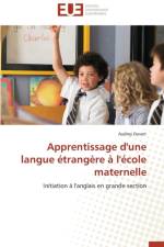 Apprentissage d'Une Langue trang re l' cole Maternelle af Duvert-A