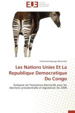 Les Nations Unies Et La Republique Democratique Du Congo af Mutombo-F