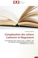 Complexation Des Cations Cadmium Et Magnesium af Karime-I