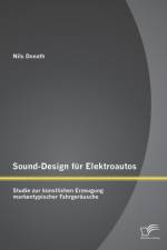 Sound-Design fur Elektroautos af Nils Donath
