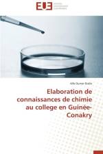 Elaboration de Connaissances de Chimie Au College En Guin e-Conakry af Diallo-A