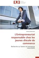 L'Entrepreneuriat Responsable Chez Les Jeunes d' cole de Commerce af Desbrosses-J