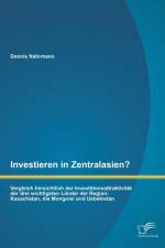 Investieren in Zentralasien? Vergleich hinsichtlich der Investitionsattraktivitat der drei wichtigsten Lander der Region af Dennis Nahrmann