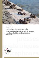 La Justice Transitionnelle af Trabelsi-J
