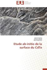 Etude Ab-Initio de la Surface Du Cdte af Collectif