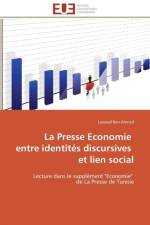 La Presse Economie Entre Identit s Discursives Et Lien Social af Ahmed-L