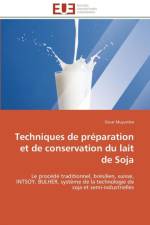 Techniques de Pr paration Et de Conservation Du Lait de Soja af Muyumba-O