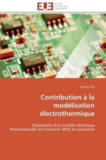 Contribution La Mod lisation lectrothermique af Dia-H