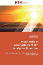 Incertitude Et Comportement Des Analystes Financiers af Collectif