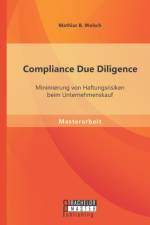 Compliance Due Diligence af Mathias B Welsch
