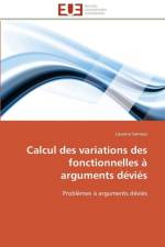 Calcul des variations des fonctionnelles a arguments devies af Samassi-L